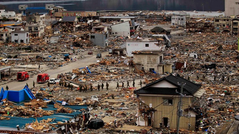 zemetrasenie, Japonsko, zničené domovy